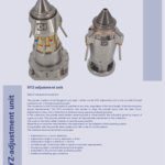 XYZ-adjustment unit